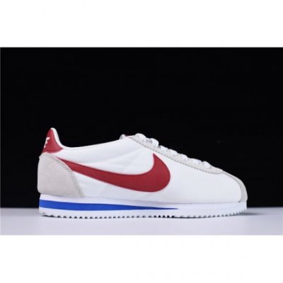 Nike Classic Cortez Nylon Beyaz / Kırmızı Lifestyle Ayakkabı Türkiye - CEQJO5CM